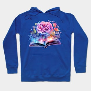 Celestial Rose and Book Hoodie